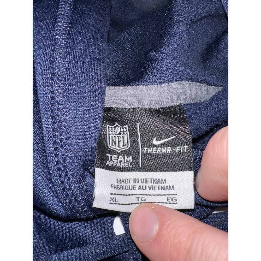 New England Patriots NFL Team Apparel Nike Therma-Fit Hoodie Men's XL - Picture 2 of 4